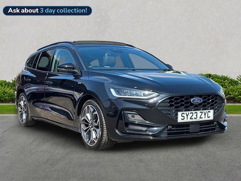 Ford Focus 1.0T Ecoboost Mhev St-line X Estate Hyb Black