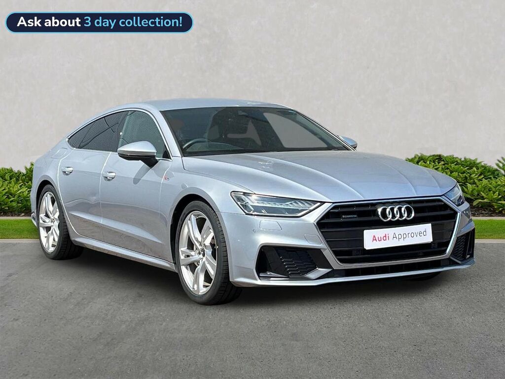Audi A7 2.0 Tdi 40 S Line Sportback S Tronic Qu Silver
