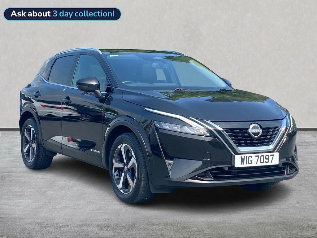 Nissan Qashqai 1.5 E-power N-connecta Glass Roof Black