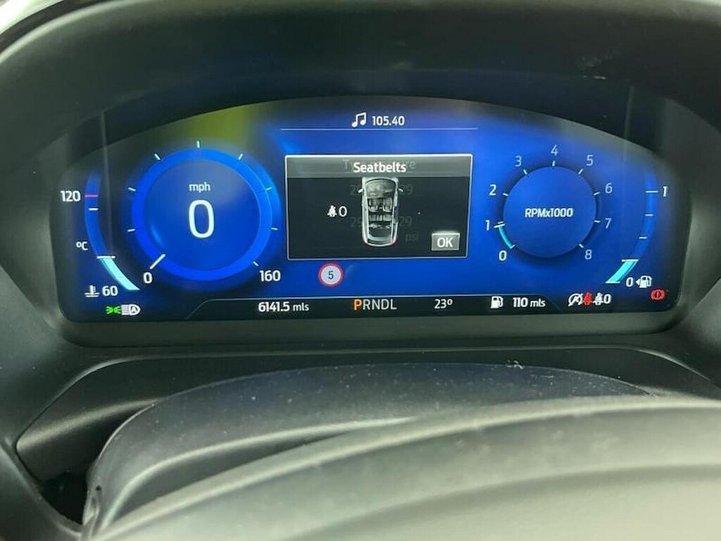 Ford Fiesta 1.0T Ecoboost Mhev Titanium Dct Euro 6 Ss Black #5