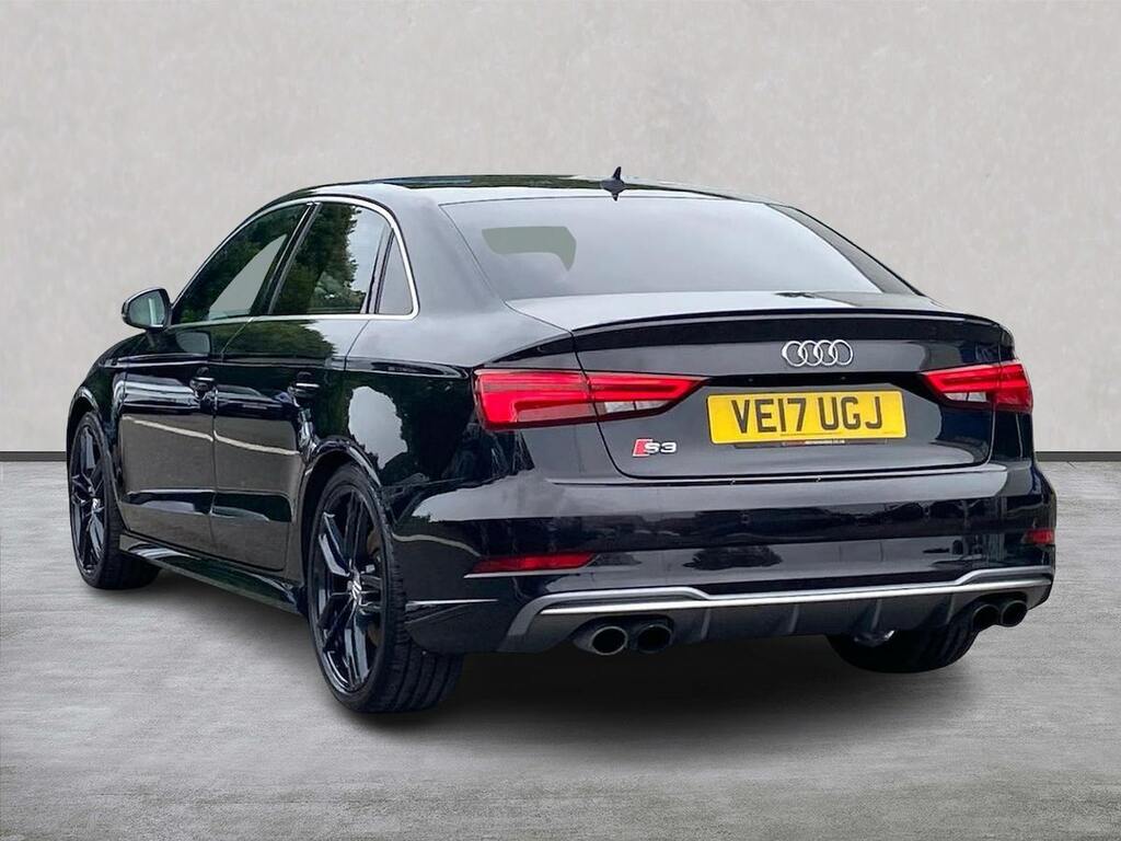 Audi A3 2.0 Tfsi Saloon S Tronic Quattro Euro 6 Black #2