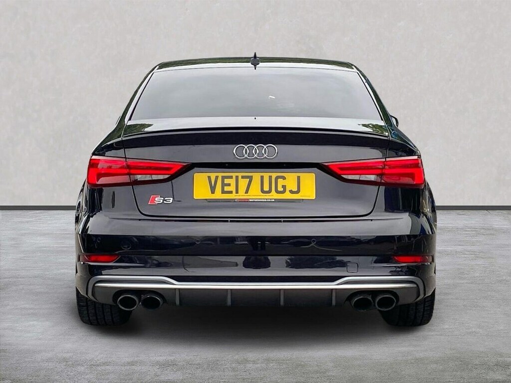 Audi A3 2.0 Tfsi Saloon S Tronic Quattro Euro 6 Black #4