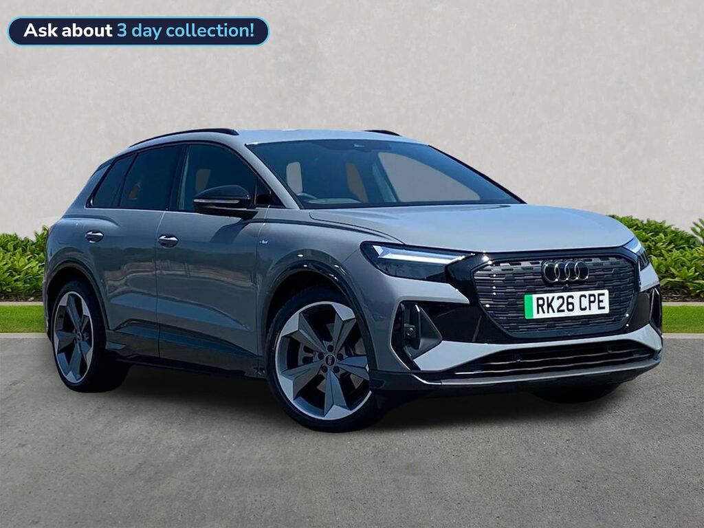 Audi Q4 E Tron 210Kw 45 82Kwh Black Edition RK26CPE Grey