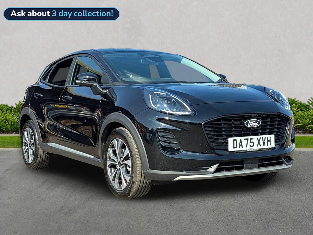 Ford Puma 1.0 Ecoboost Hybrid Mhev Titanium Dct Black