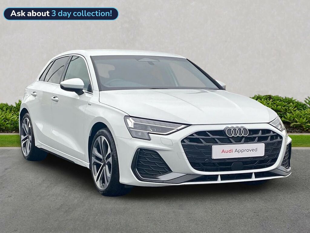 Audi A3 A3 Sportback S Line Tfsi 150 Ps S Tronic White