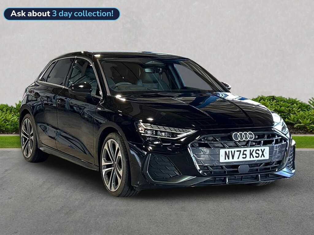 Audi A3 A3 Sportback S Line Tfsi 150 Ps S Tronic Black