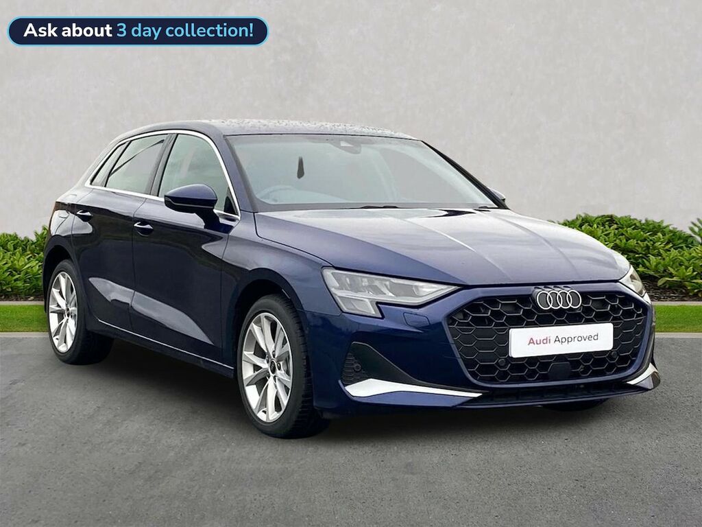 Audi A3 1.5 Tfsie 40 Sport Sportback Plug-in Hy Blue