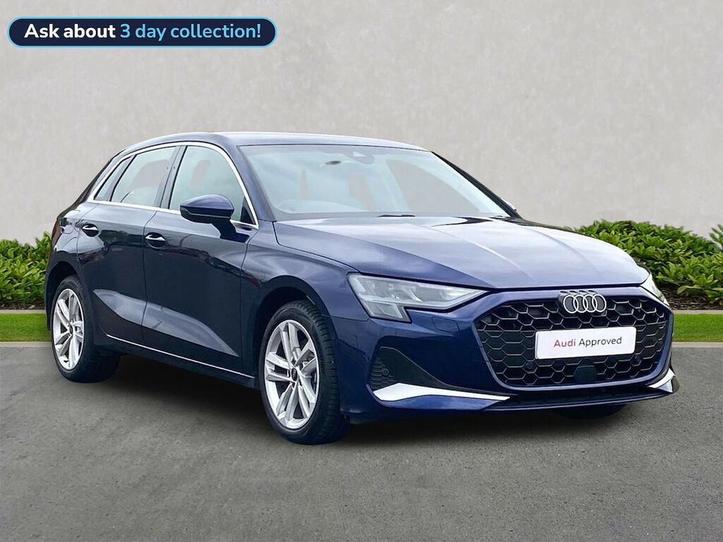 Audi A3 1.5 Tfsie 40 Sport Sportback Plug-in Hy Blue
