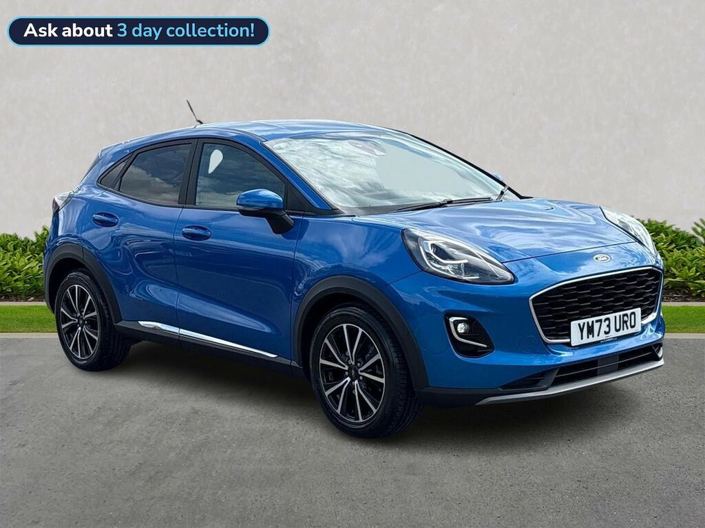 Ford Puma 1.0T Ecoboost Mhev Titanium Suv Hybrid Blue