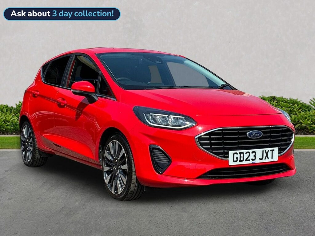 Ford Fiesta 1.0T Ecoboost Mhev Titanium X Hatchback Red