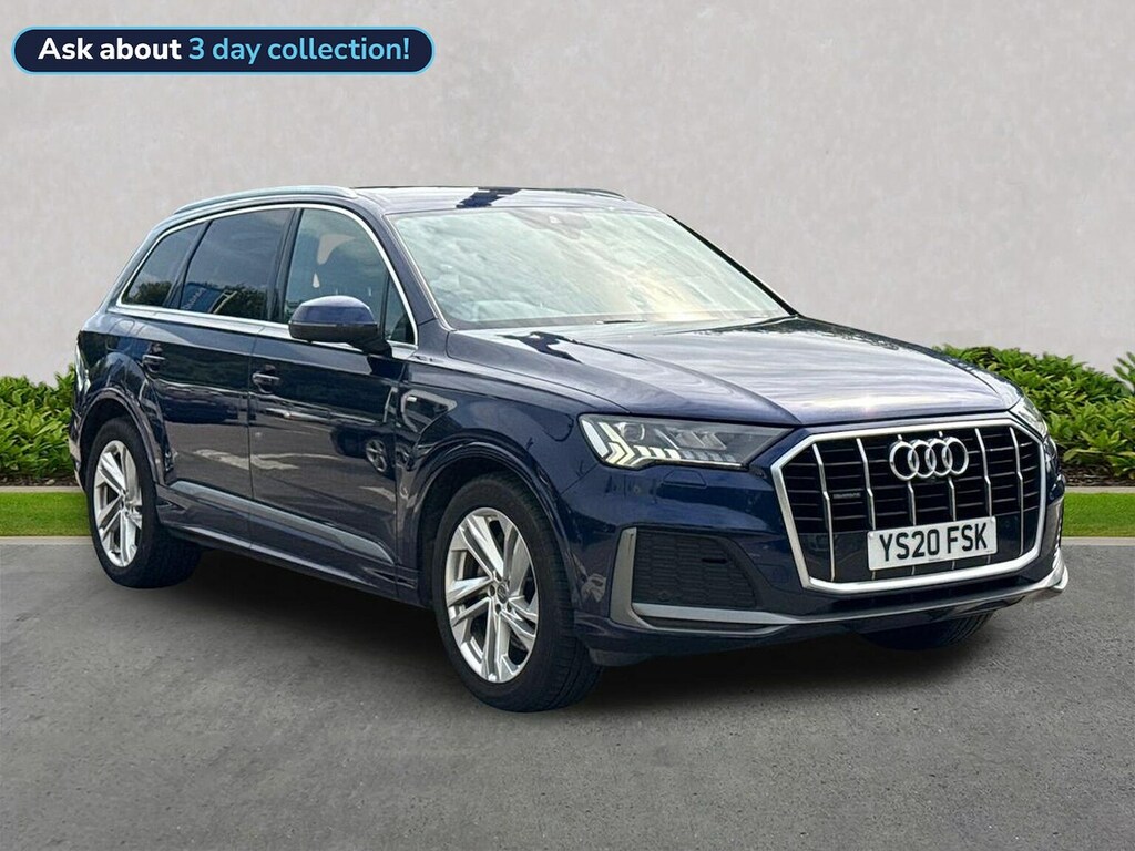 Audi Q7 3.0 Tdi V6 50 S Line Suv Tiptronic Quat Blue