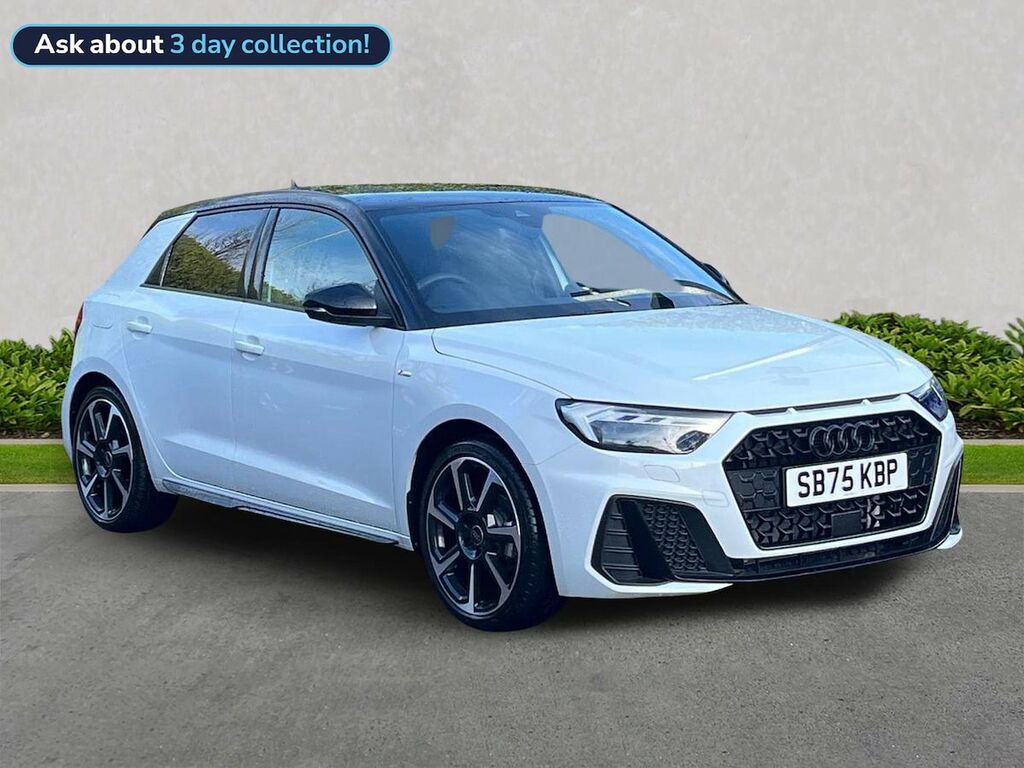 Audi A1 1.0 Tfsi 25 Black Edition Sportback S T White