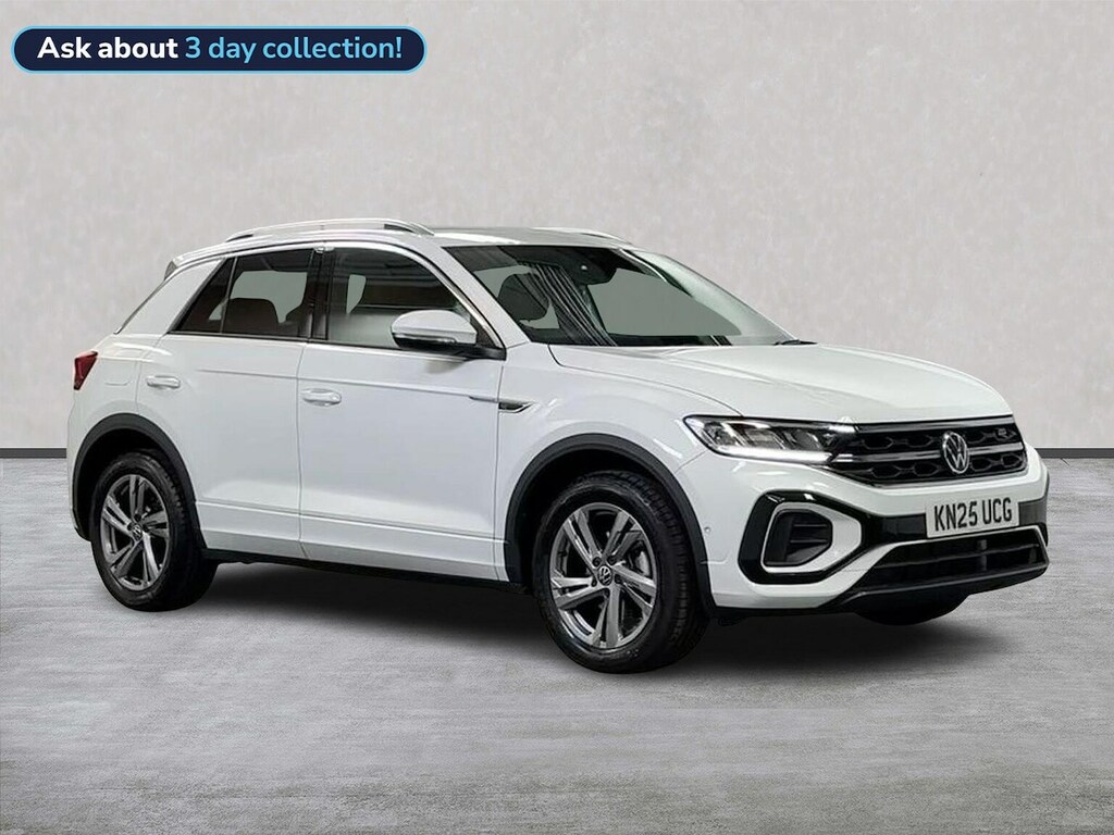 Volkswagen T-Roc 1.5 Tsi R-line Suv Dsg Euro 6 Ss 15 White