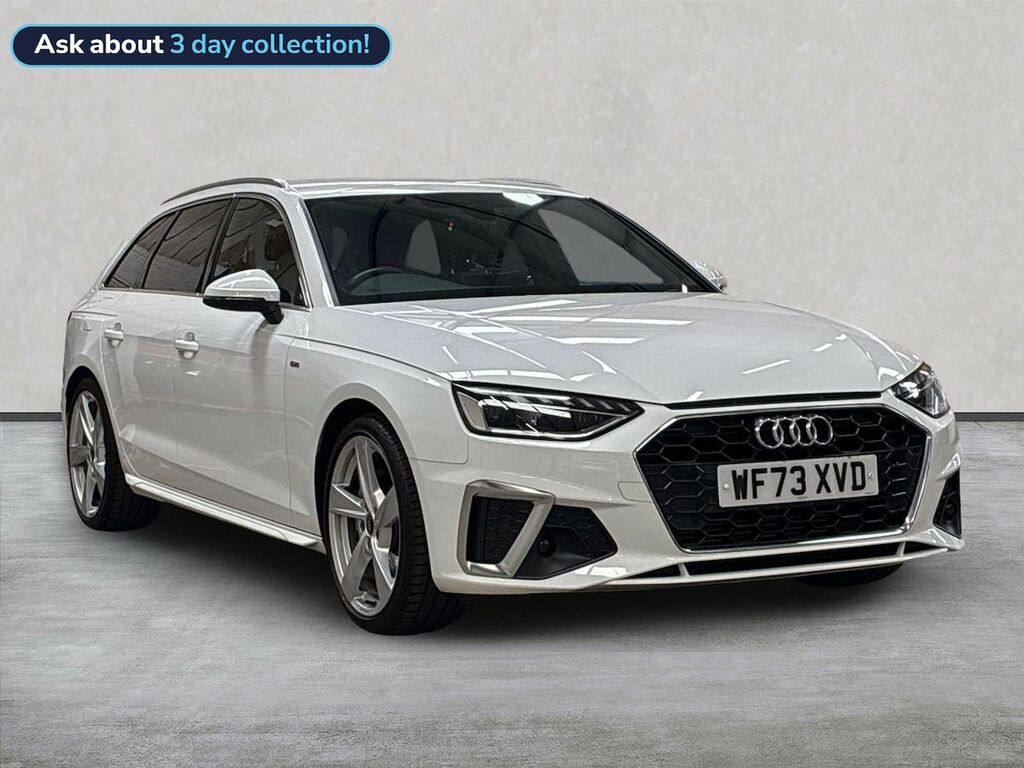 Audi A4 2.0 Tfsi 40 S Line Estate S Tronic Euro White