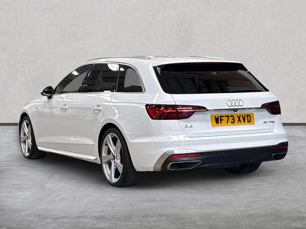 Audi A4 2.0 Tfsi 40 S Line Estate S Tronic Euro White #2