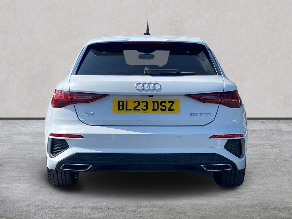 Audi A3 1.0 Tfsi 30 S Line Sportback S Tronic E BL23DSZ White #4