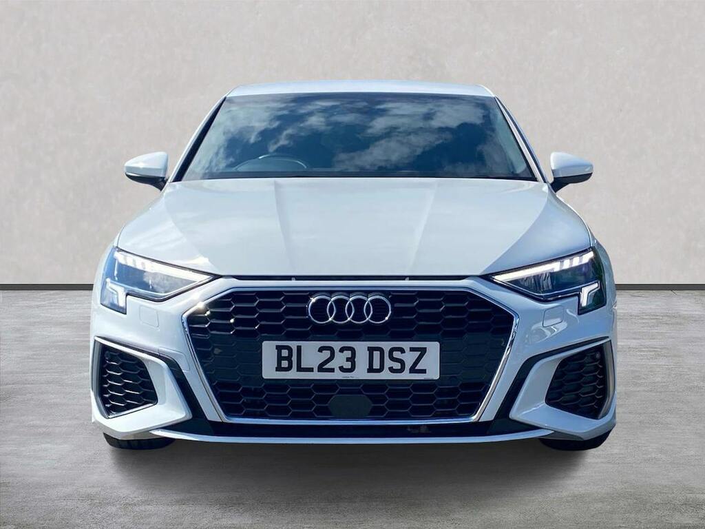 Audi A3 1.0 Tfsi 30 S Line Sportback S Tronic E BL23DSZ White #5