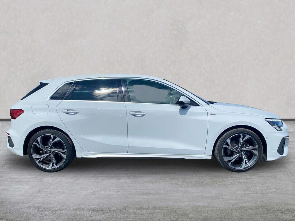Audi A3 1.0 Tfsi 30 S Line Sportback S Tronic E BL23DSZ White #3