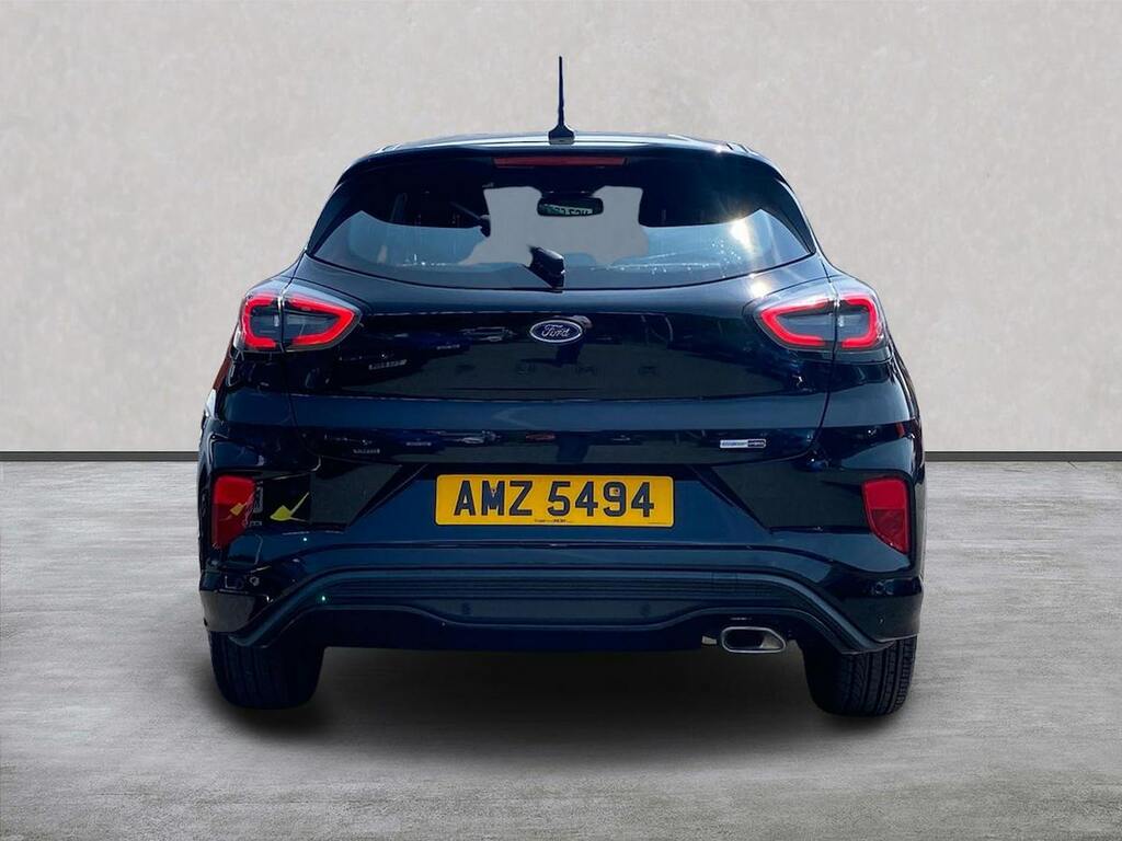 Ford Puma 1.0T Ecoboost Mhev St-line Suv Hybrid M AMZ5494 Black #4