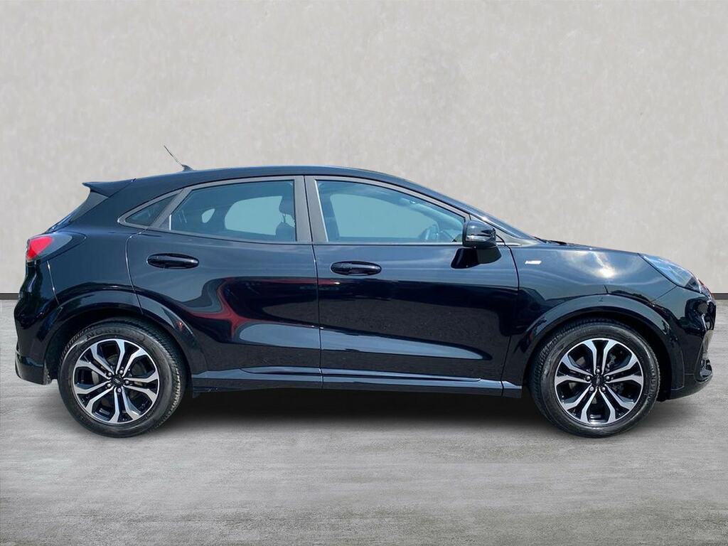 Ford Puma 1.0T Ecoboost Mhev St-line Suv Hybrid M AMZ5494 Black #3