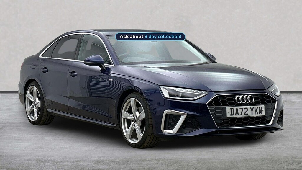 Audi A4 2.0 Tfsi 35 S Line Saloon S Tronic Euro Blue