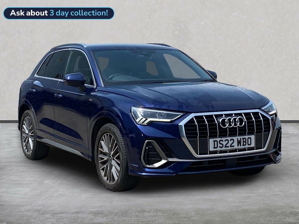 Audi Q3 35 Tfsi S Line S Tronic Comfortsound Pack Blue