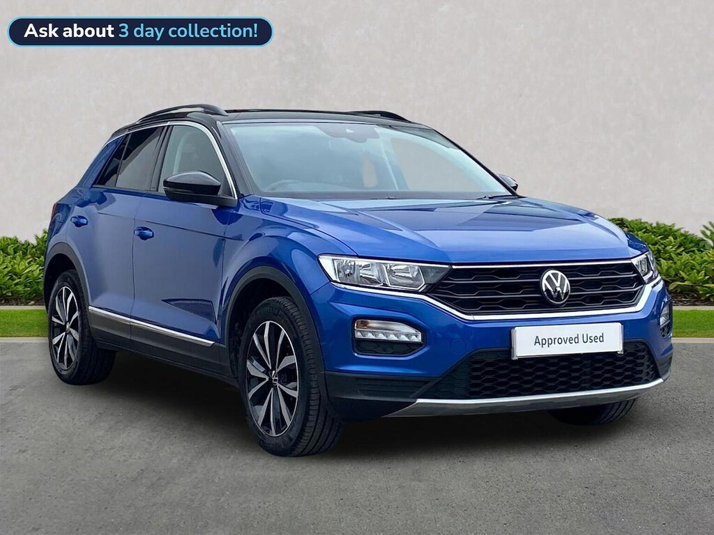 Volkswagen T-Roc 1.0 Tsi Design Suv Euro 6 Ss Blue