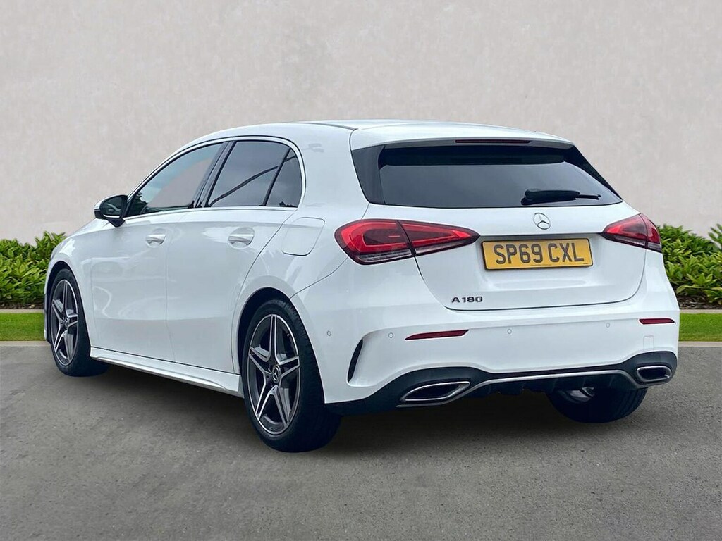 Mercedes-Benz A Class 1.3 A180 Amg Line Executive Hatchback White #2