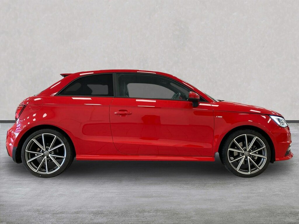 Audi A1 1.6 Tdi Black Edition Hatchback Red #3