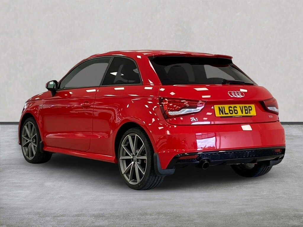 Audi A1 1.6 Tdi Black Edition Hatchback Red #2