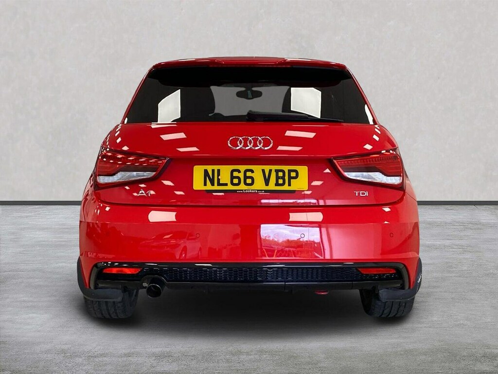 Audi A1 1.6 Tdi Black Edition Hatchback Red #4