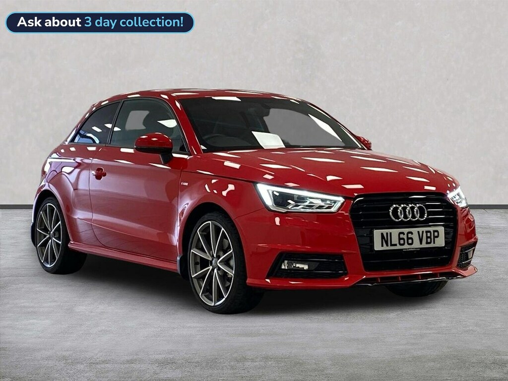 Audi A1 1.6 Tdi Black Edition Hatchback Red