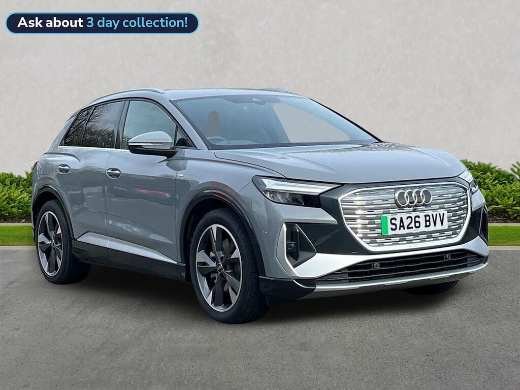 Audi Q4 E Tron 210Kw 45 82Kwh S Line Leathertech Pro SA26BVV Grey