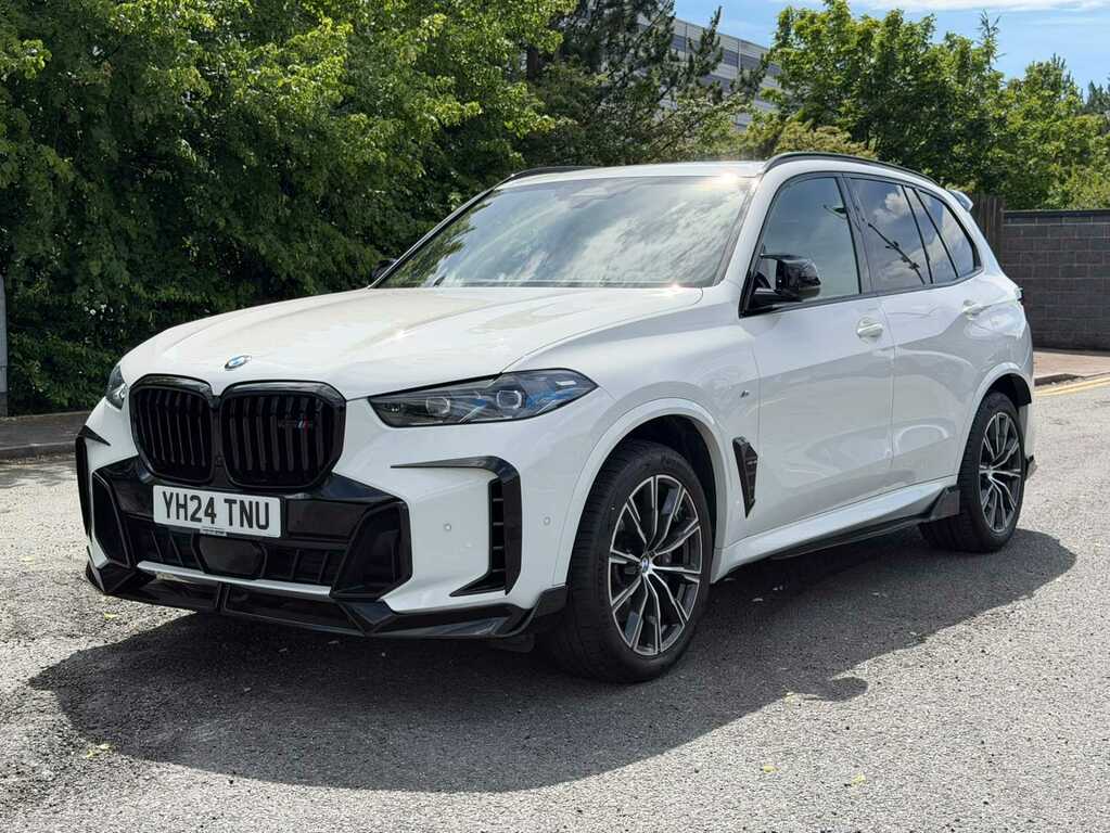 BMW X5 Xdrive40d Mht M Sport White #3