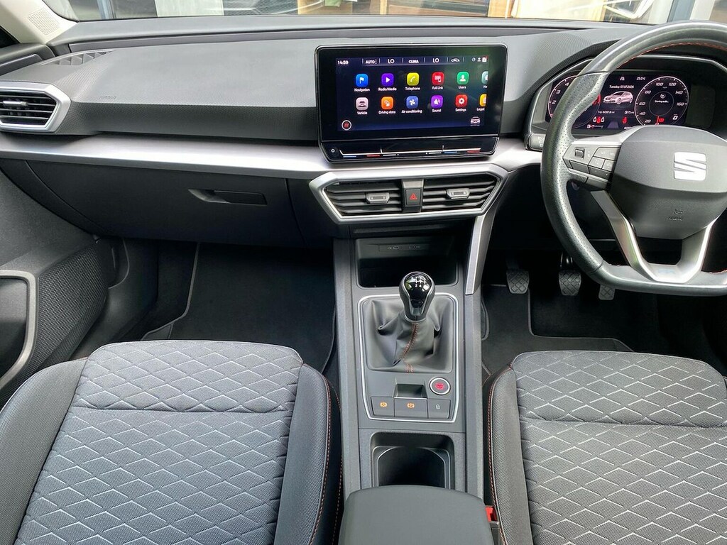 Seat Leon 1.5 Etsi Mhev Fr Estate Hybrid Dsg Euro Black #13