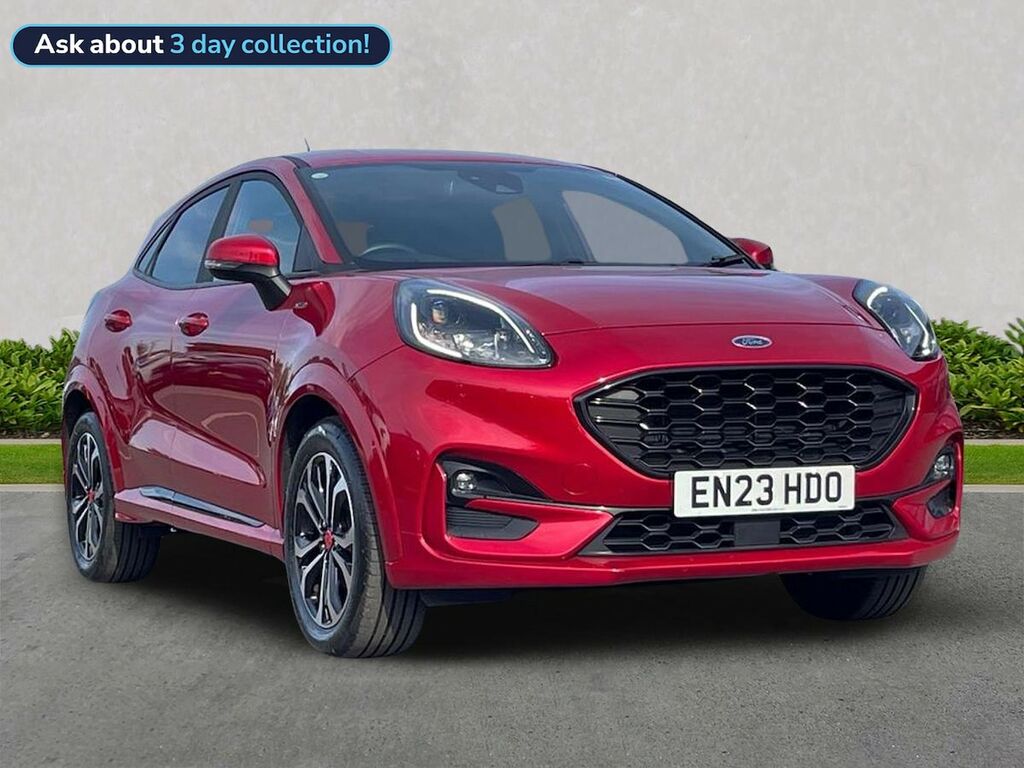 Ford Puma 1.0T Ecoboost Mhev St-line Suv Hybrid M Red