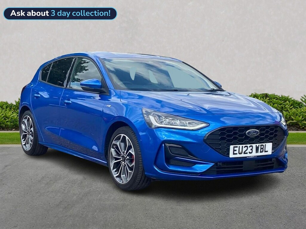 Ford Focus 1.0T Ecoboost St-line X Hatchback Manua EU23WBL Blue