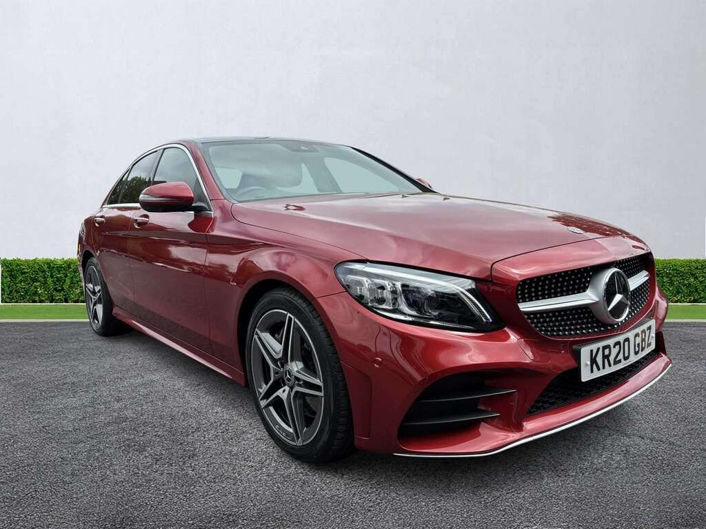 Mercedes-Benz C Class C300d Amg Line Edition Premium Plus 9G-tronic Red