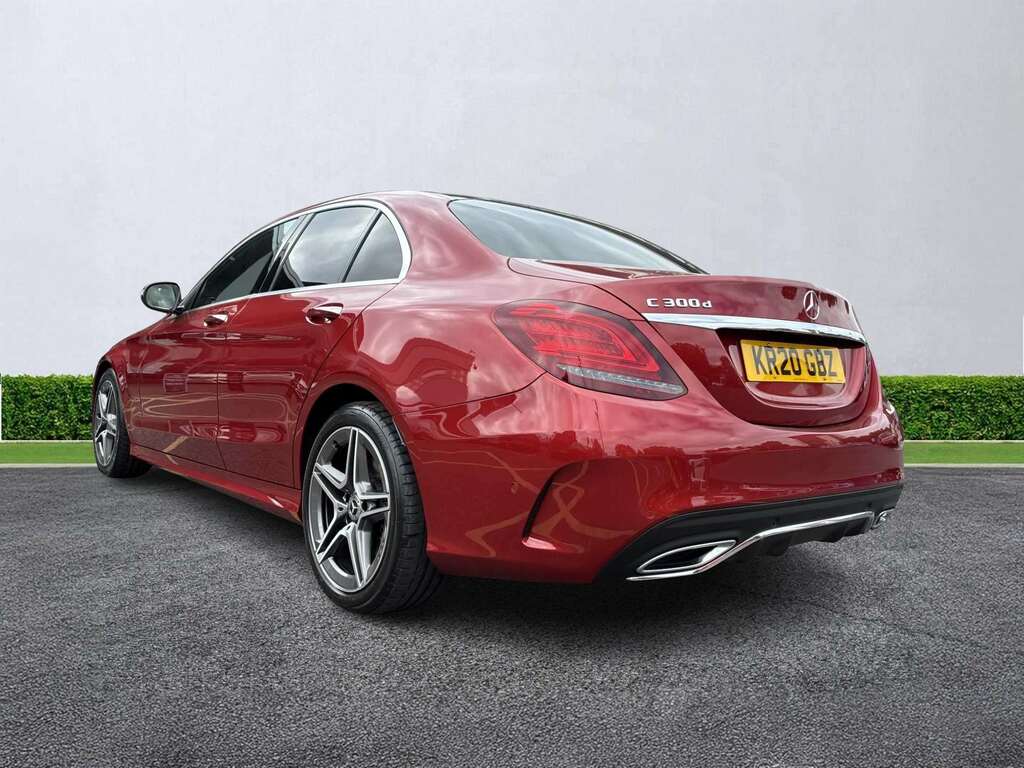 Mercedes-Benz C Class C300d Amg Line Edition Premium Plus 9G-tronic Red #2
