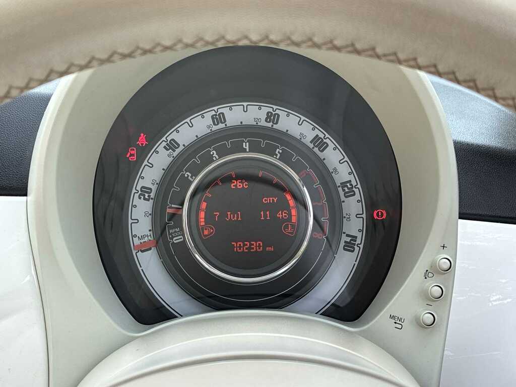Fiat 500 1.2 Rock Star Hatchback Euro 6 Red #8