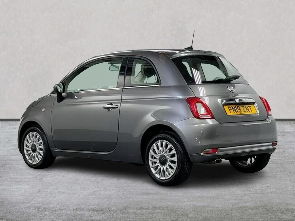 Fiat 500 1.2 Lounge Hatchback Euro 6 Ss PN19ZNT Grey #2
