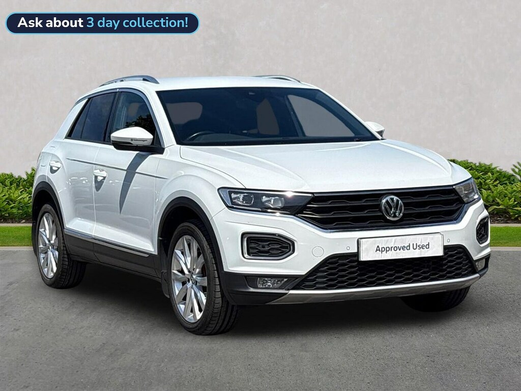Volkswagen T-Roc 2.0 Tsi Sel Suv Dsg 4Motion Euro 6 Ss White