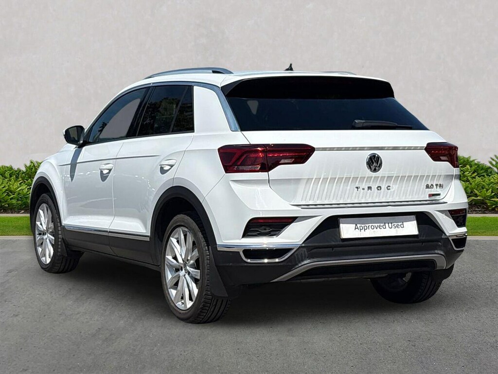 Volkswagen T-Roc 2.0 Tsi Sel Suv Dsg 4Motion Euro 6 Ss White #2