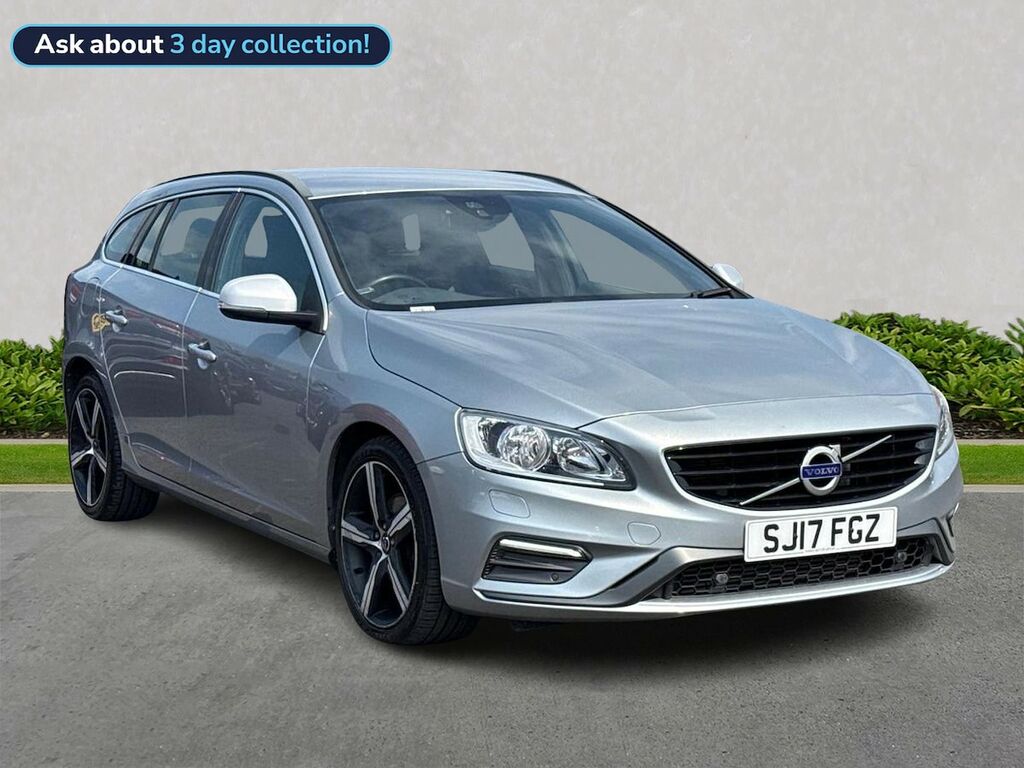 Volvo V60 2.0 D3 R-design Nav Estate Euro 6 Silver