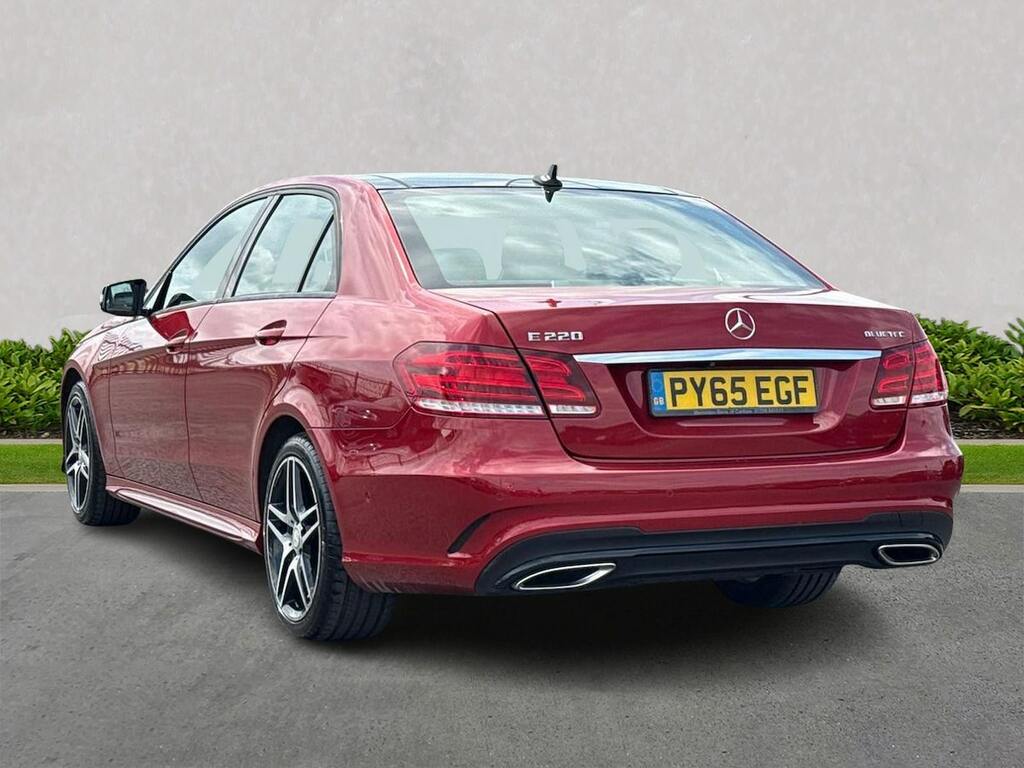 Mercedes-Benz E Class 2.1 E220 Bluetec Amg Night Edition Premium Saloo PY65EGF Red #2