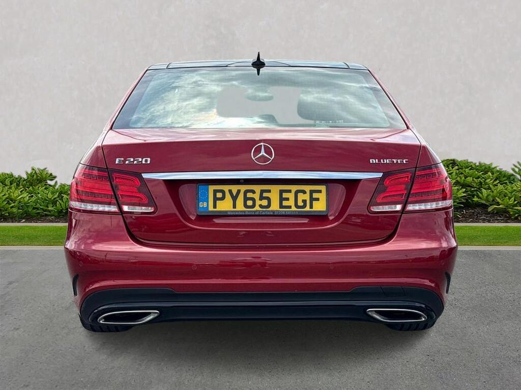 Mercedes-Benz E Class 2.1 E220 Bluetec Amg Night Edition Premium Saloo PY65EGF Red #4