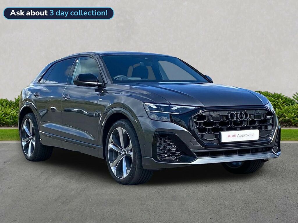 Audi Q8 e tron 3.0 E-hybrid V6 22Kwh Black Edition Suv Grey