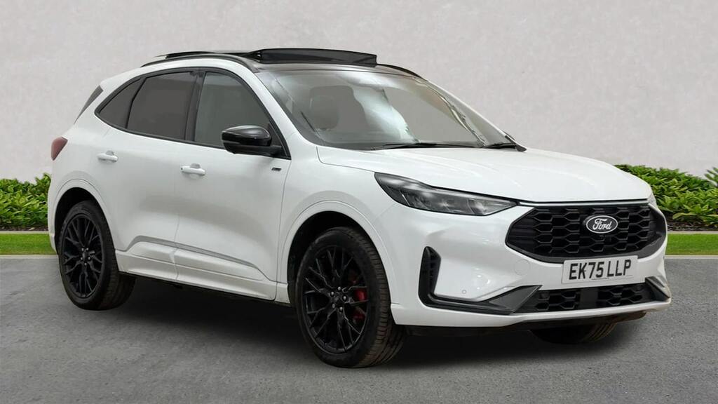 Ford Kuga 2.5 Duratec 14.4Kwh St-line X Black Package Suv White #4