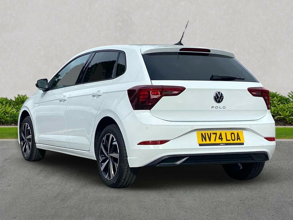 Volkswagen Polo 1.0 Tsi Match Hatchback Dsg Euro 6 Ss NV74LOA White #2