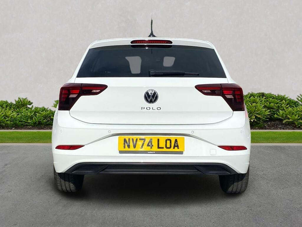 Volkswagen Polo 1.0 Tsi Match Hatchback Dsg Euro 6 Ss NV74LOA White #4